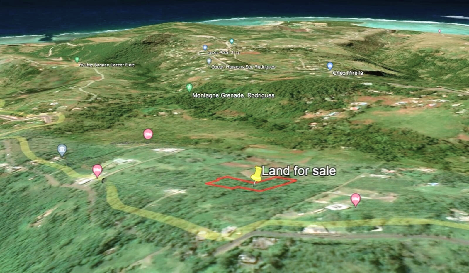 Image_, Terrain à batir, Rodrigues - Grand Montagne, ref :2508026BEG