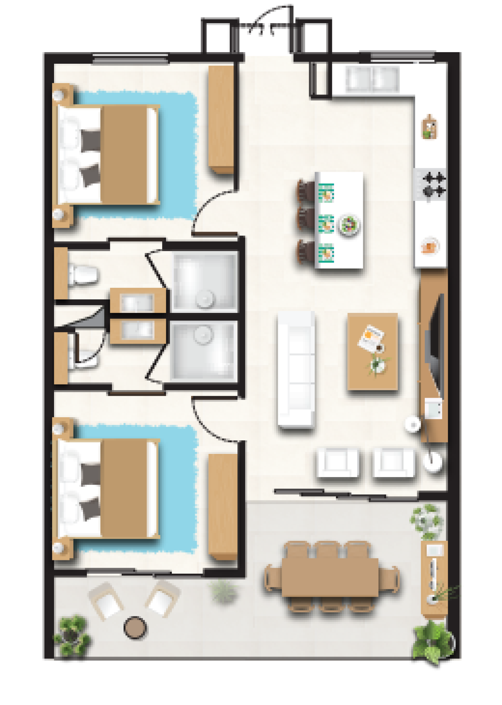 Image_, Appartement, Pereybere, ref :2508035EGPG